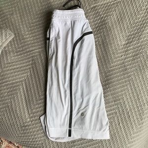 9” White Pace Breaker Shorts
